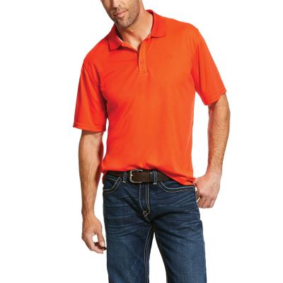 Ariat TEK - Polo Oranje Heren - 26002-981